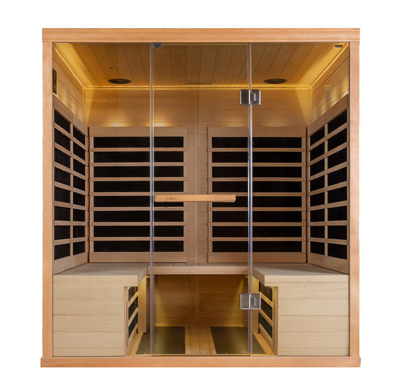 Load image into Gallery viewer, S-840 Series 4-Person Low EMR/Low EF Infrared Sauna