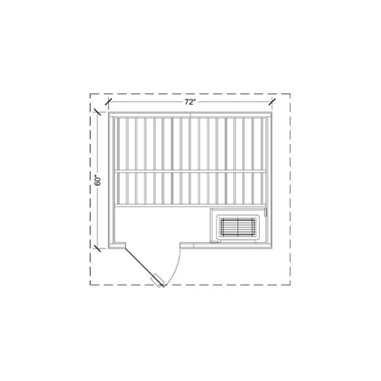 Euro 56 Outdoor Sauna