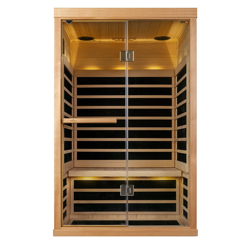 S-820 Series 2-Person Low EMR/Low EF Infrared Sauna