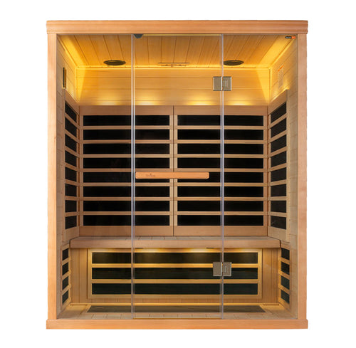 S-825 Series 2-Person Low EMR/Low EF Infrared Sauna