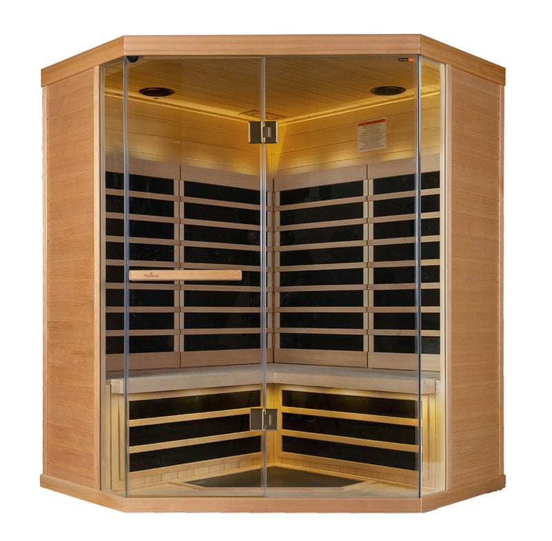 Load image into Gallery viewer, S-880 Series 4-Person Low EMR/Low EF Infrared Sauna
